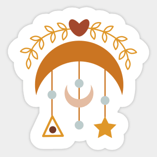 Abstract Print- Bohemian Collection Sticker